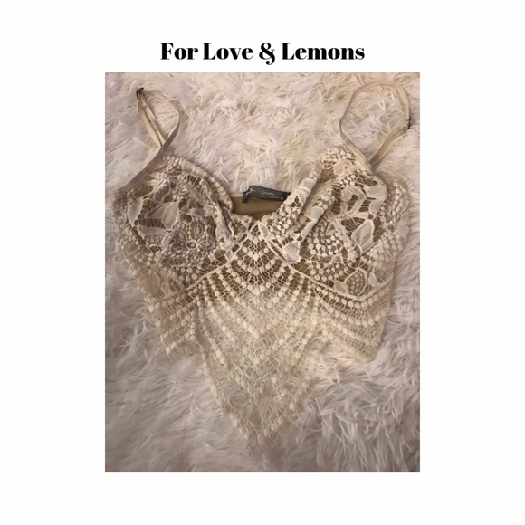 For Love And Lemons Other - For Love & Lemons skiivies bra size (XS)